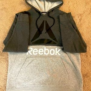 Reebok Hoodie Men’s Size: Medium Color: Dark&Light Grey